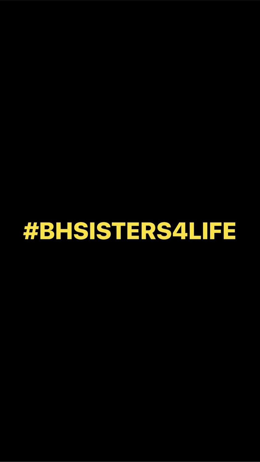 Pre-Order #BHSISTERS4LIFE Wristbands (Yellow Text)