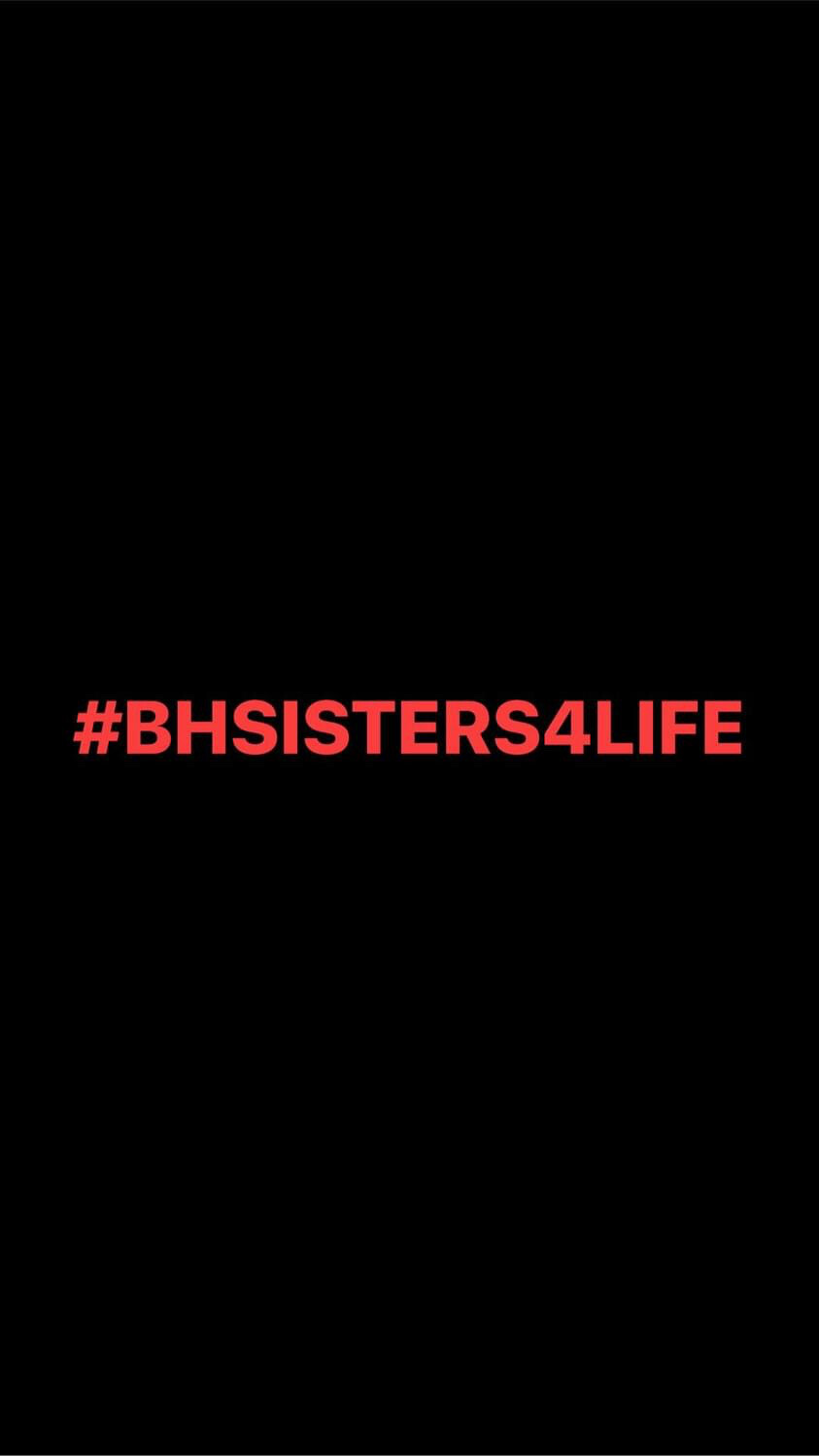 Pre-Order #BHSISTERS4LIFE Wristbands (Red Text)