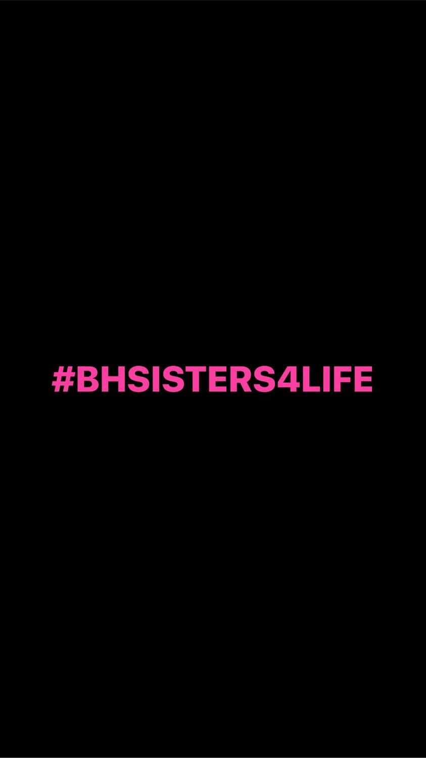 Pre-Order #BHSISTERS4LIFE Wristbands (Pink Text)