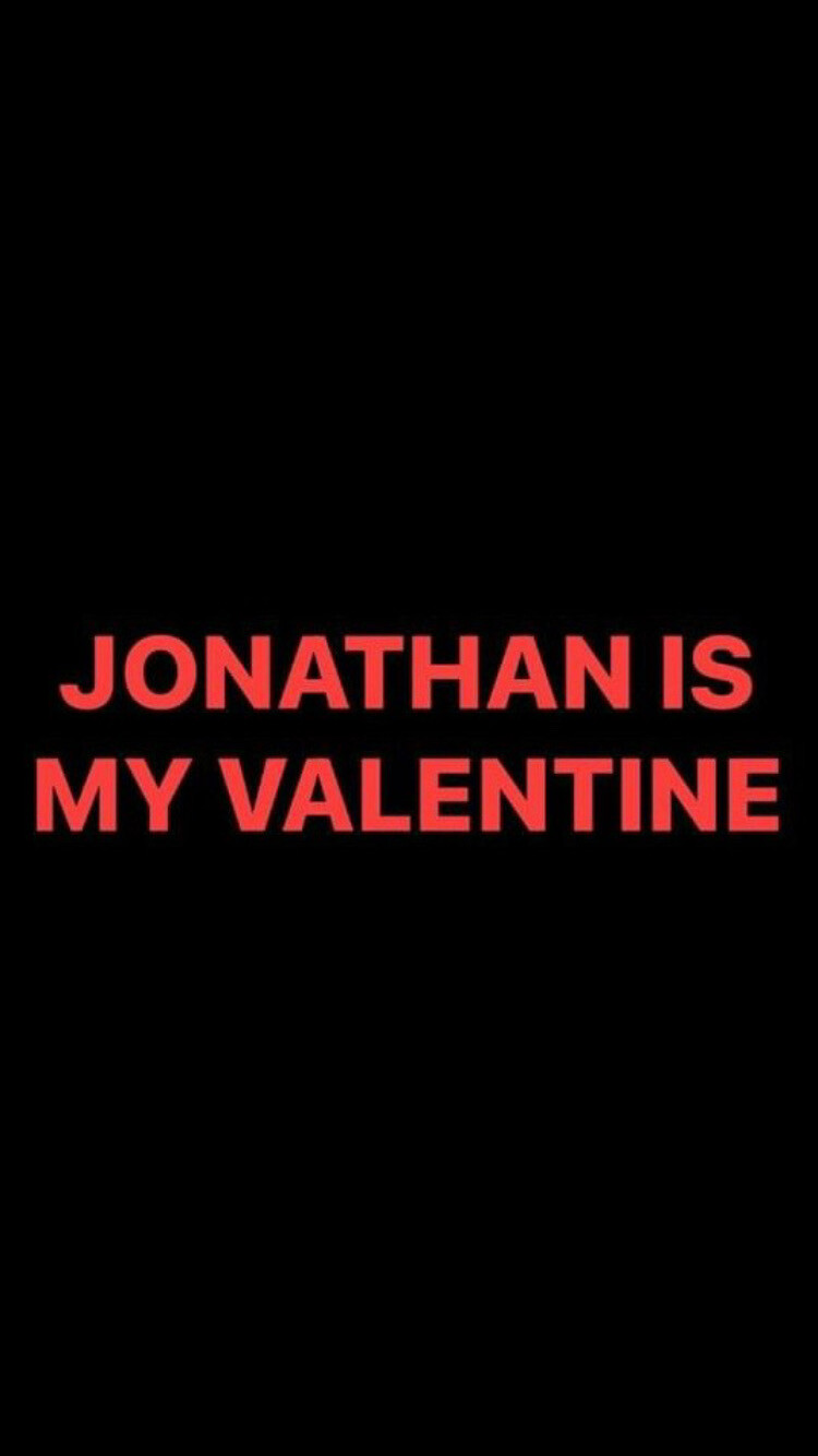 Pre-Order JONATHAN IS MY VALENTINE Wristbands