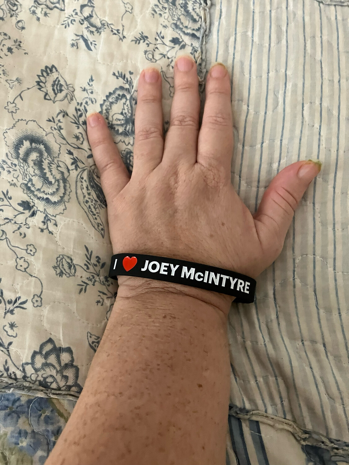 I ❤️ JOEY McINTYRE Wristbands