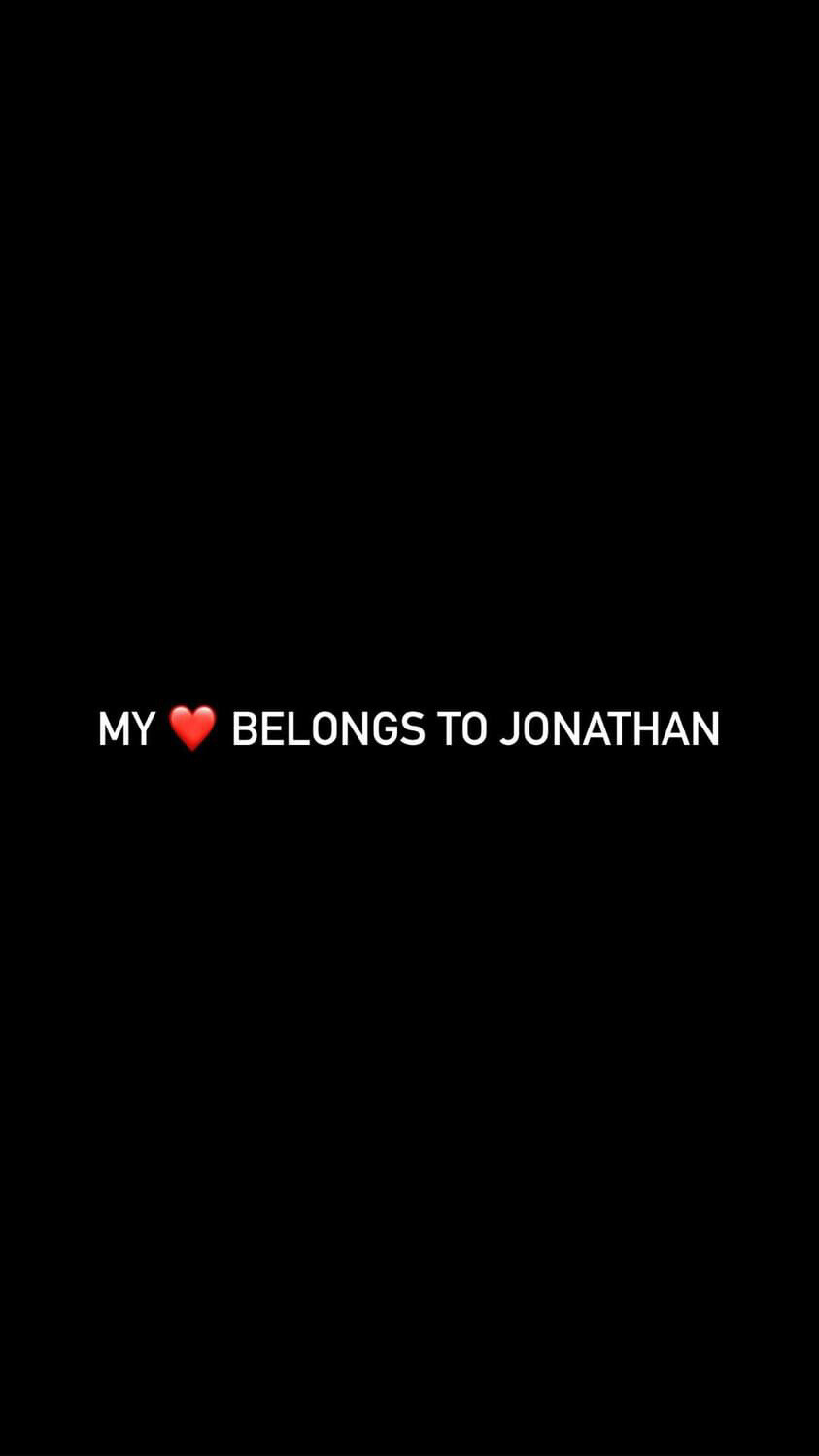 PRE-ORDER MY ❤️ BELONGS TO JONATHAN Wristbands