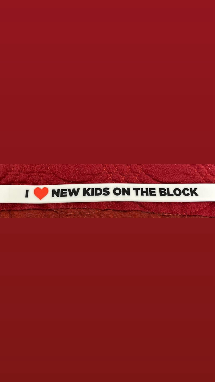 I ❤️ NEW KIDS ON THE BLOCK Wristbands