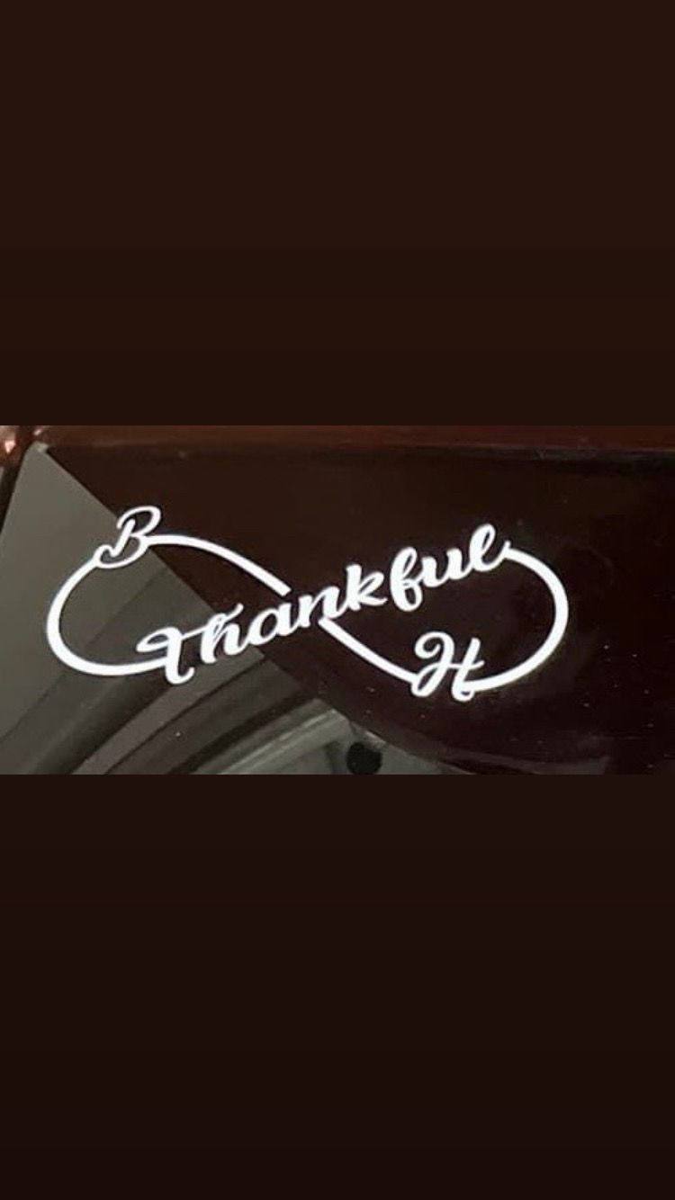 Pre-Order BH Thankful Infinity Decals