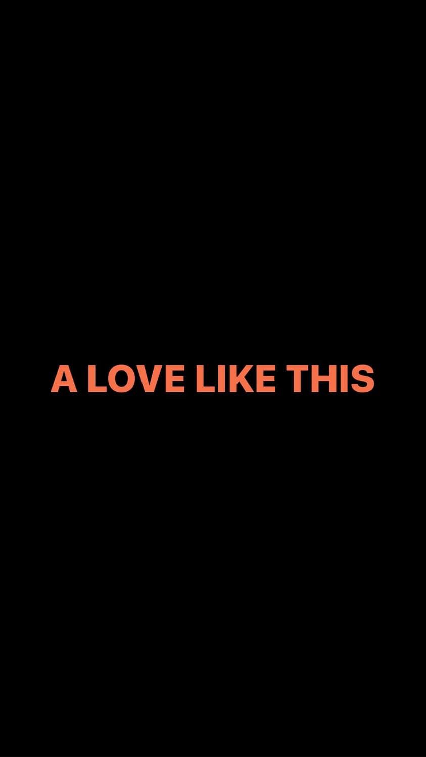 Pre-Order A LOVE LIKE THIS Wristbands (Orange Text)
