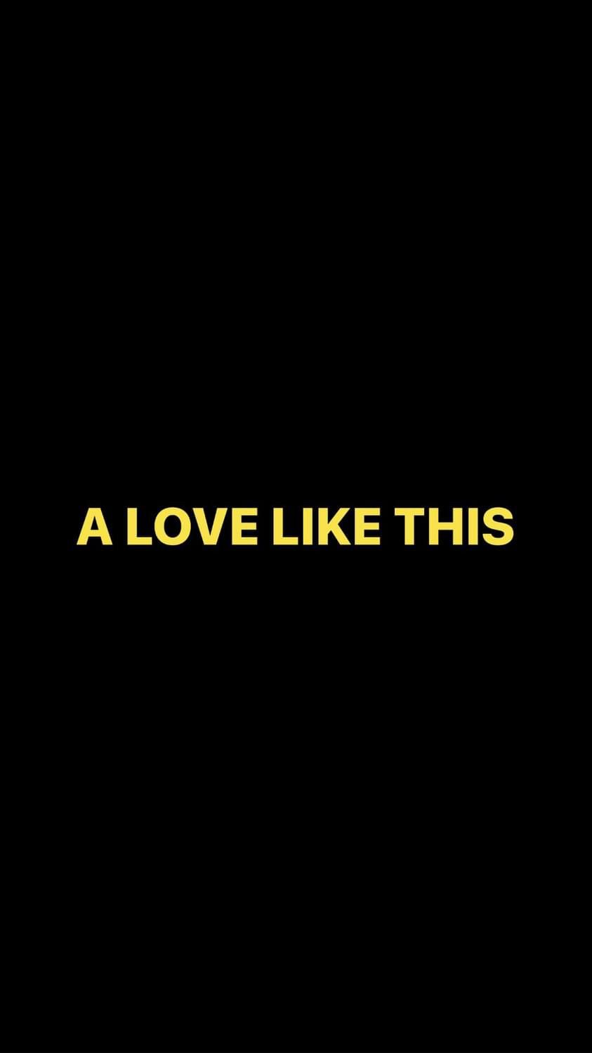 Pre-Order A LOVE LIKE THIS Wristbands (Yellow Text)