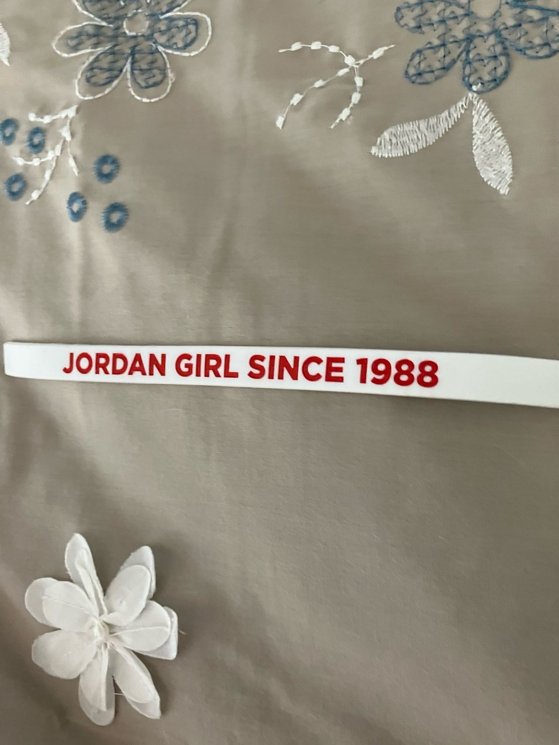 JORDAN GIRL SINCE 1988 Wristbands (Red Text)