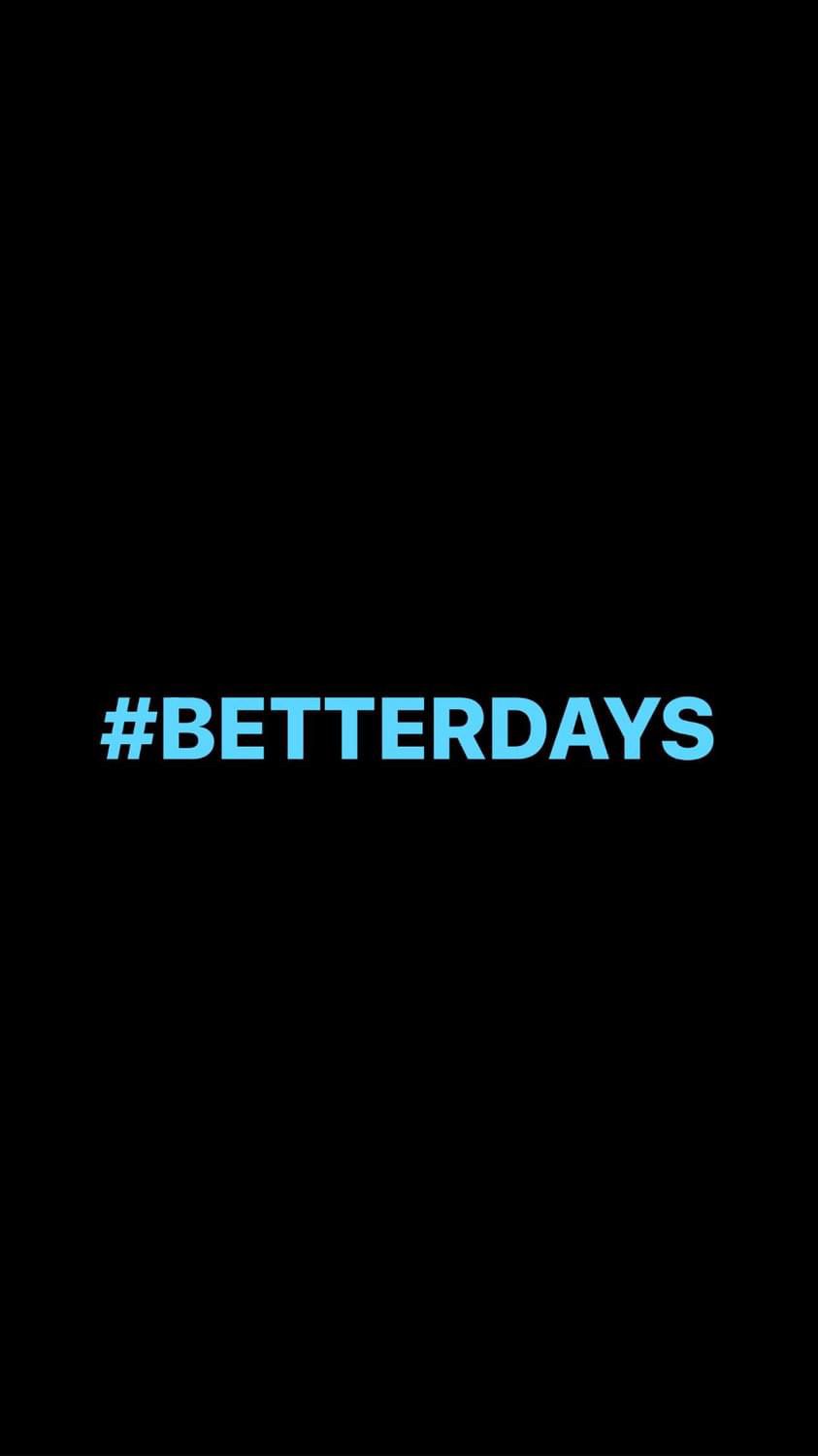 Pre-Order #BETTERDAYS Wristbands (Blue Text)