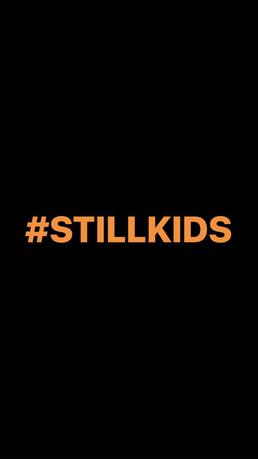 Pre-Order #STILLKIDS Wristbands (Orange Text)