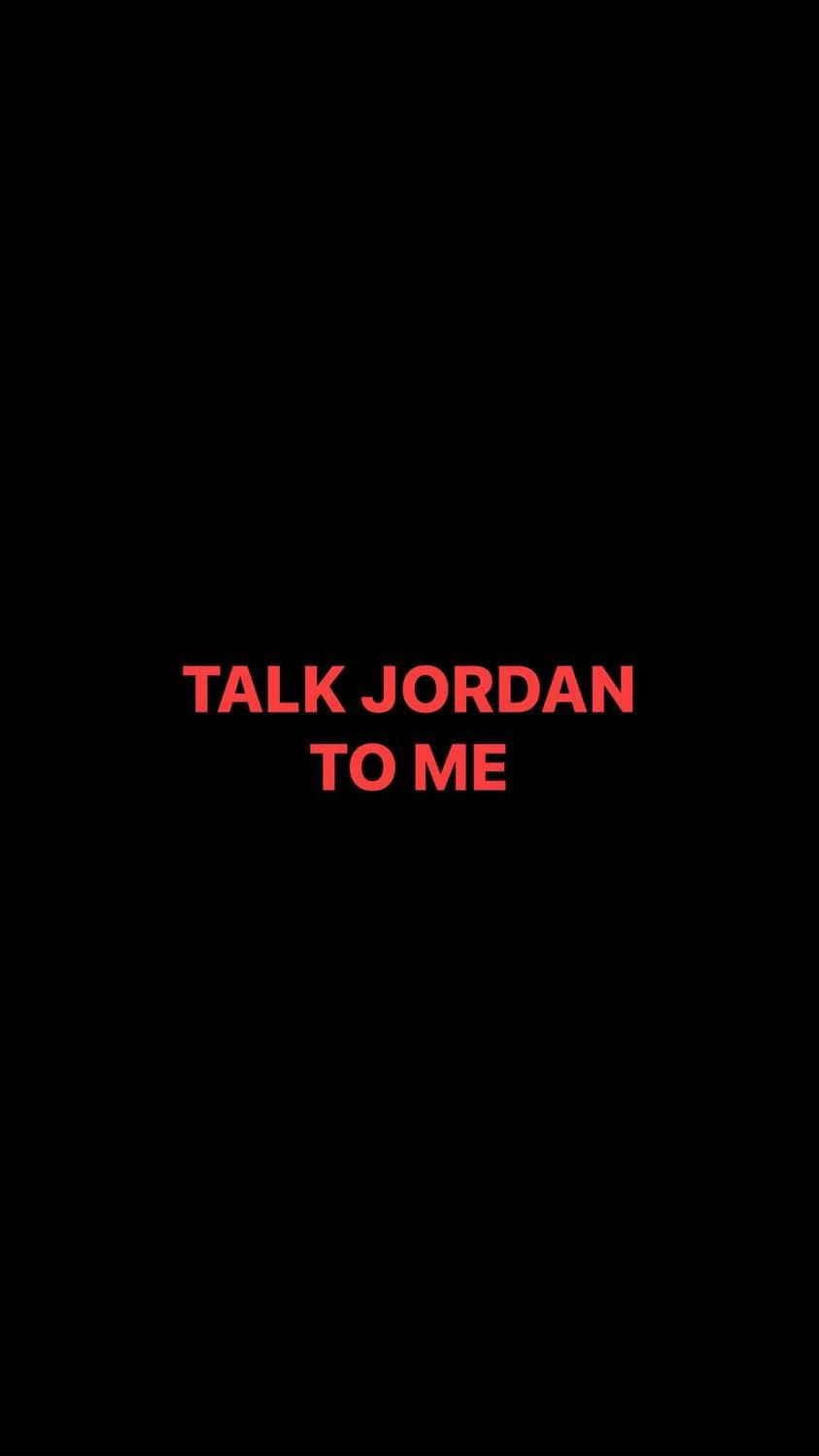 Pre-Order TALK JORDAN TO ME Bumper Stickers