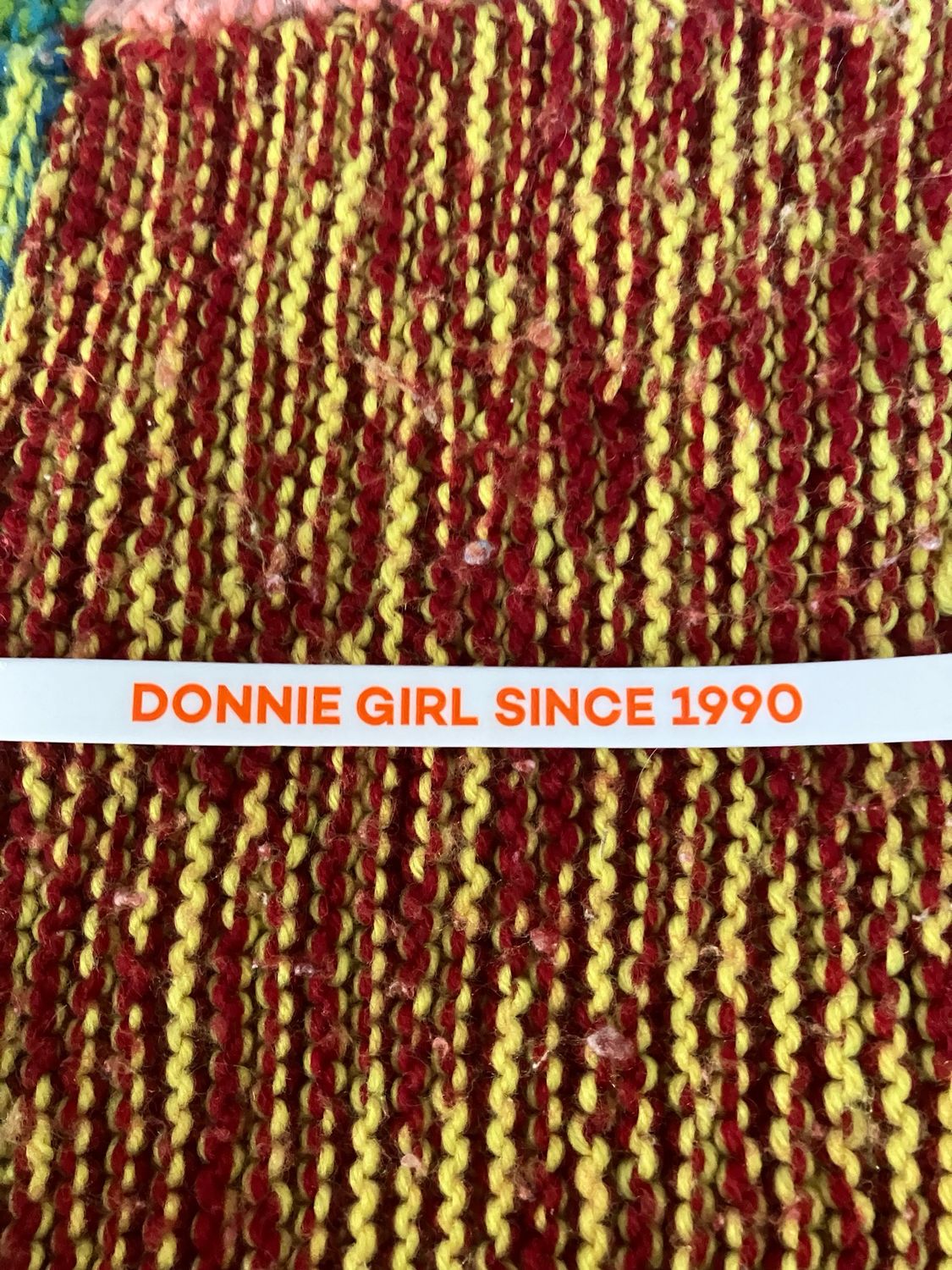 DONNIE GIRL SINCE 1990 Wristbands (Orange Text)