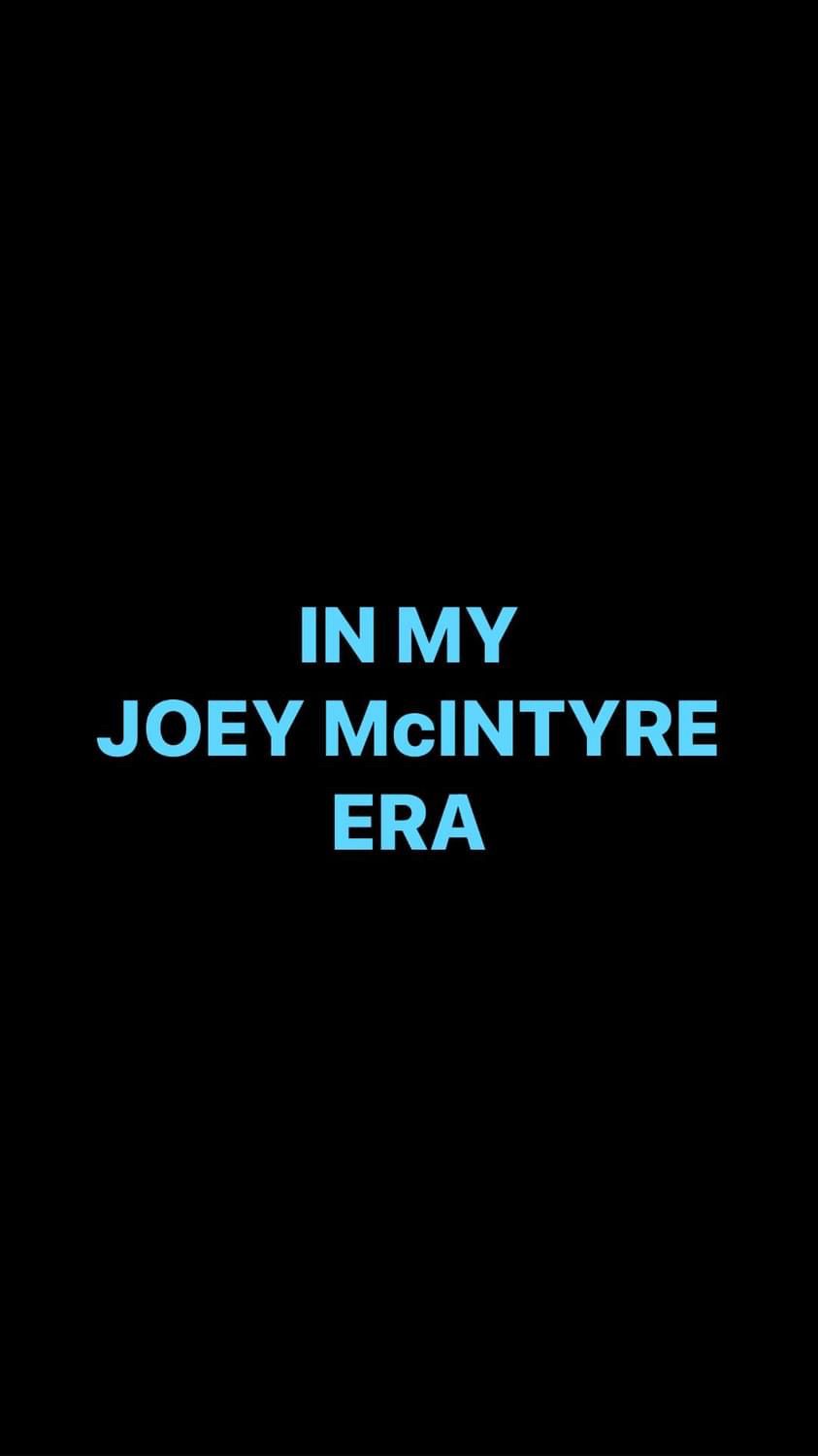Pre-Order IN MY JOEY McINTYRE ERA Wristbands