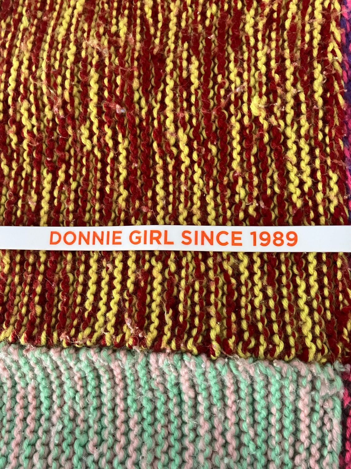 DONNIE GIRL SINCE 1989 Wristbands (Orange Text)