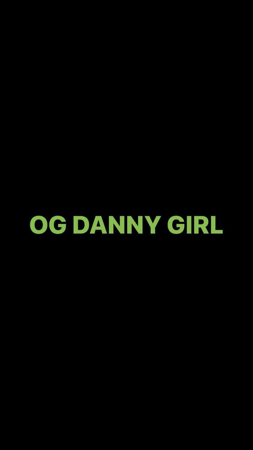 Pre-Order OG DANNY GIRL Wristbands (Green Text)