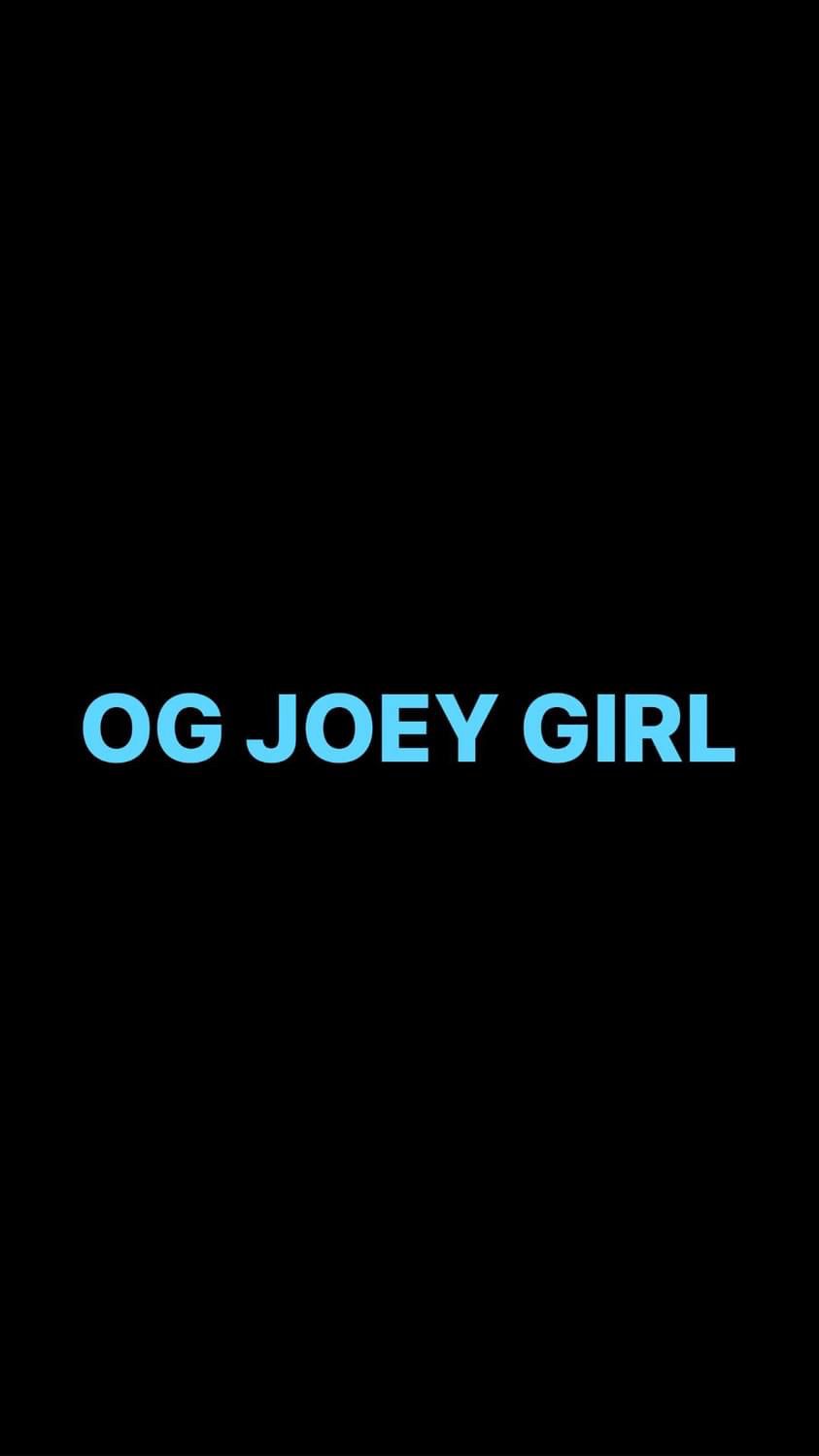 Pre-Order OG JOEY GIRL Wristbands (Blue Text)