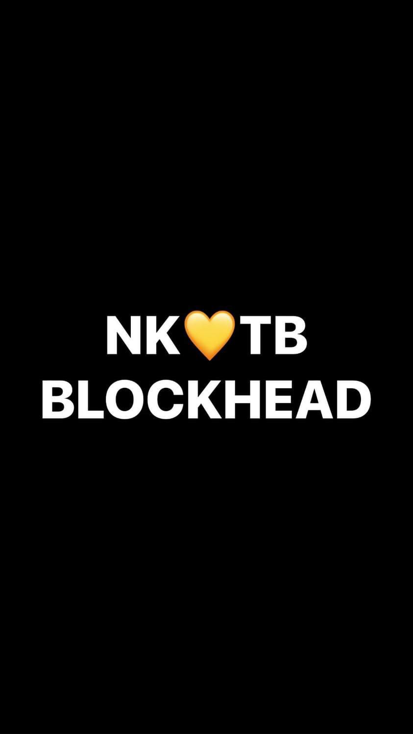 Pre-Order NK💛TB BLOCKHEAD Wristbands