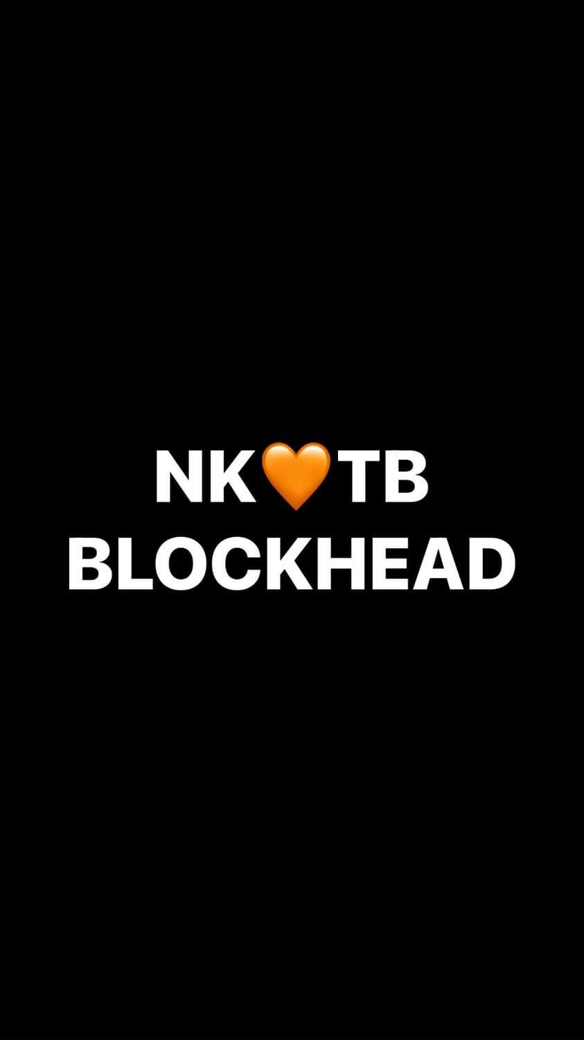 Pre-Order NK🧡TB BLOCKHEAD Wristbands