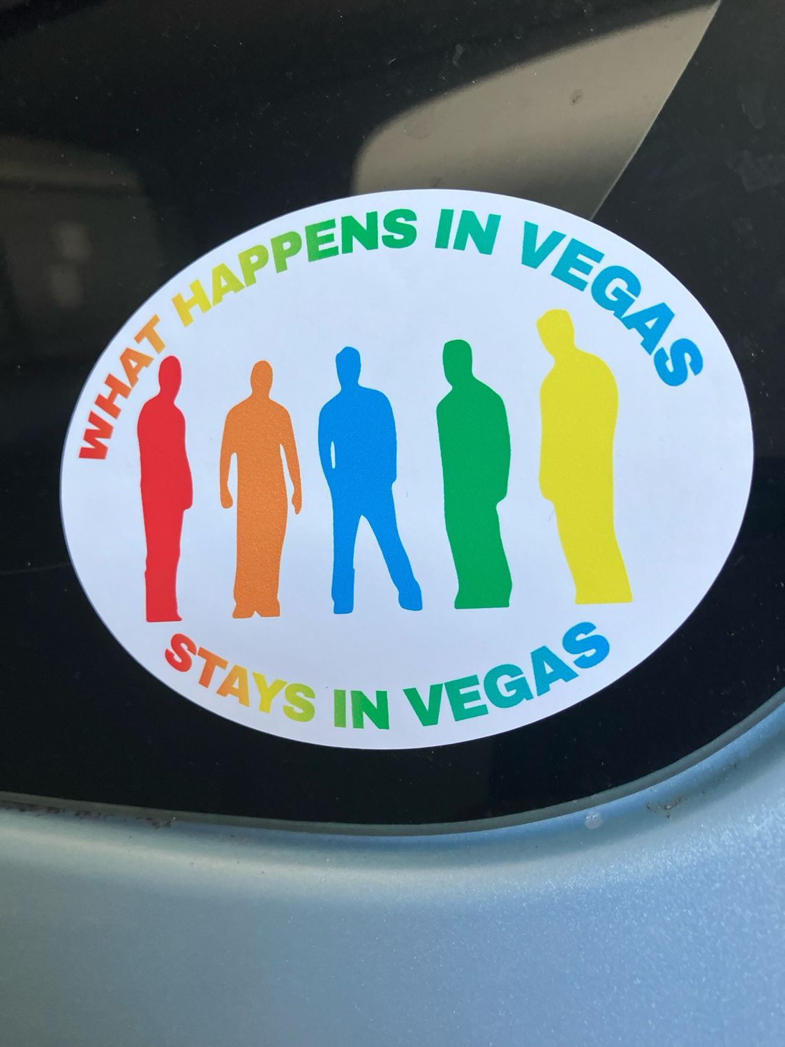 WHAT HAPPENS IN VEGAS STAYS IN VEGAS Bumper Stickers