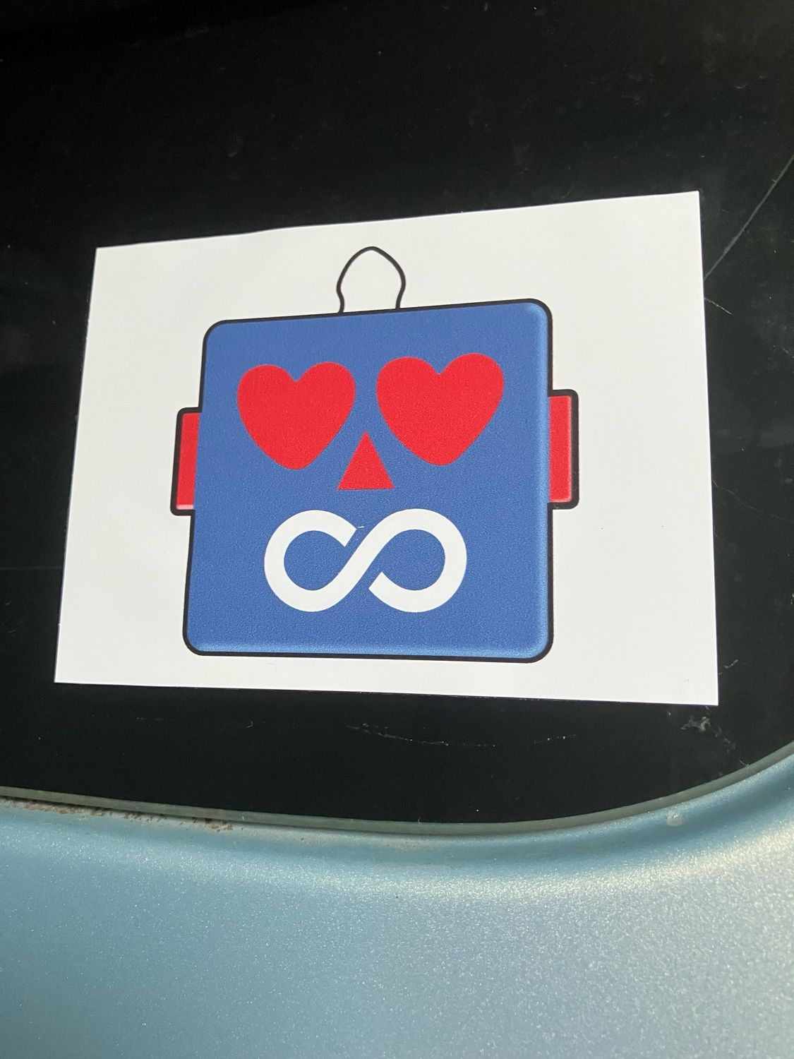 Blockhead Robot Bumper Stickers