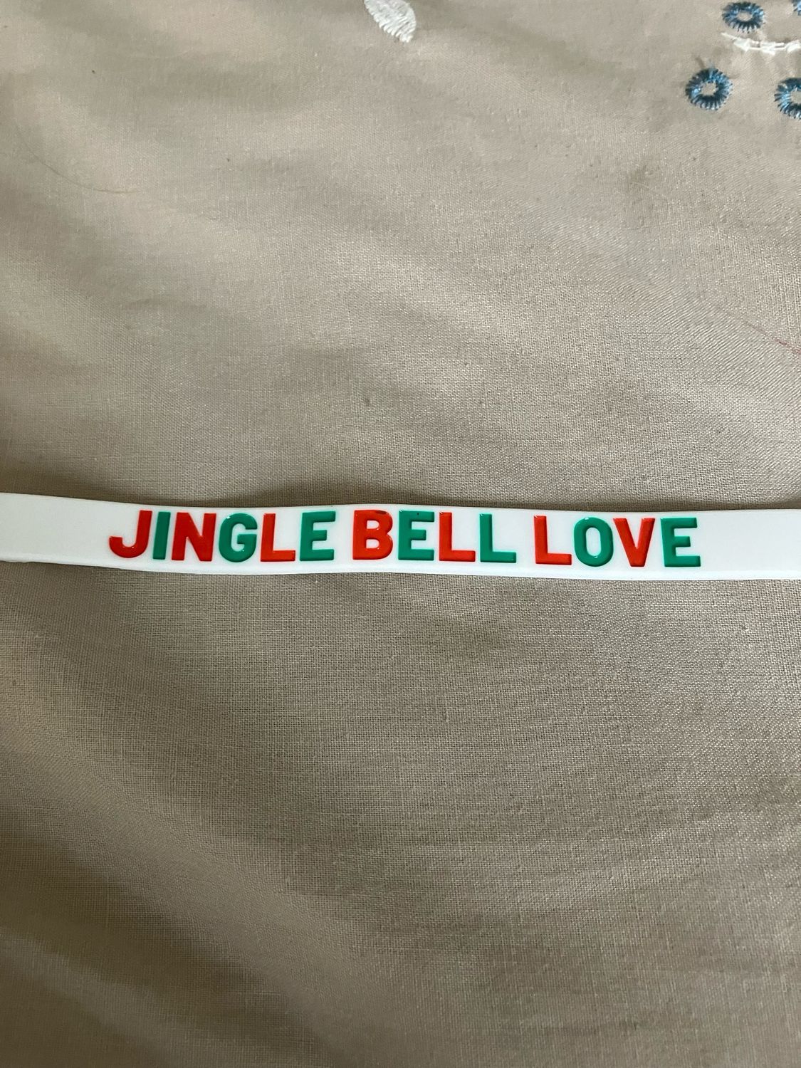 JINGLE BELL LOVE Wristbands