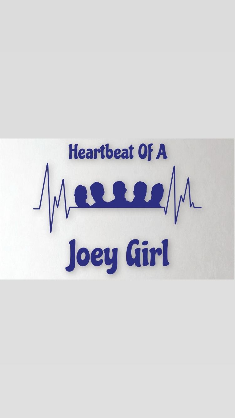 Pre-Order Heartbeat Of A Joey Girl Decals Blue Colour