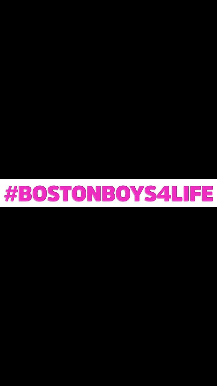 Pre-Order #BOSTONBOYS4LIFE Wristbands (Pink Text) Arriving September 4th