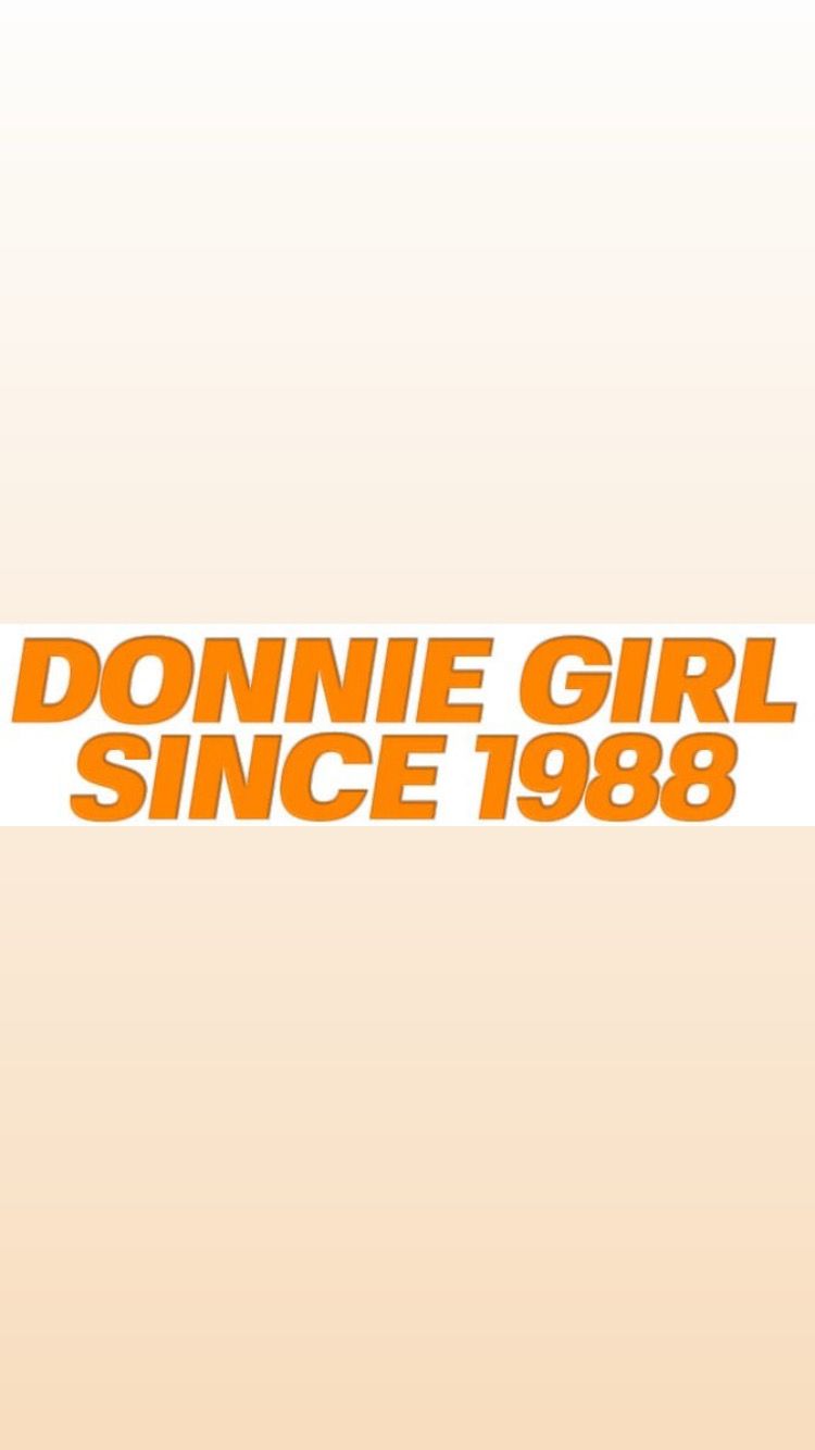 Pre-Order DONNIE GIRL SINCE 1988 Wristbands (Orange Text)