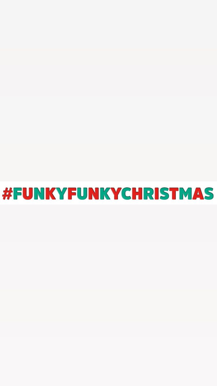 Pre-Order #FUNKYFUNKYCHRISTMAS Wristbands Arriving In October 2025