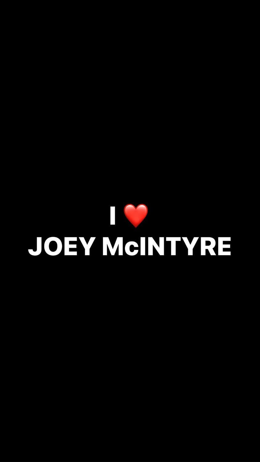 Pre-Order I ❤️ JOEY McINTYRE Wristbands