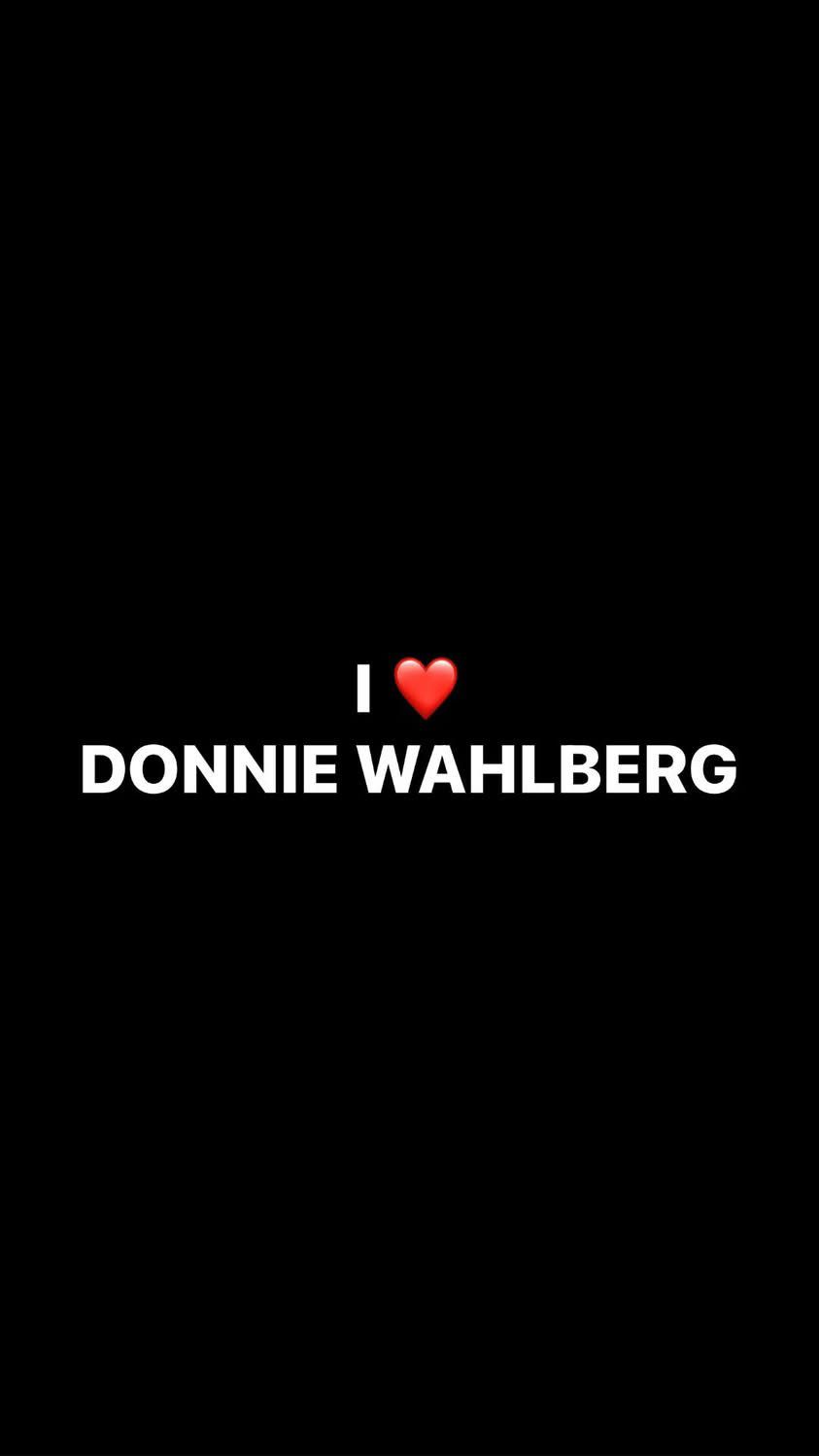 Pre-Order I ❤️ DONNIE WAHLBERG Wristbands