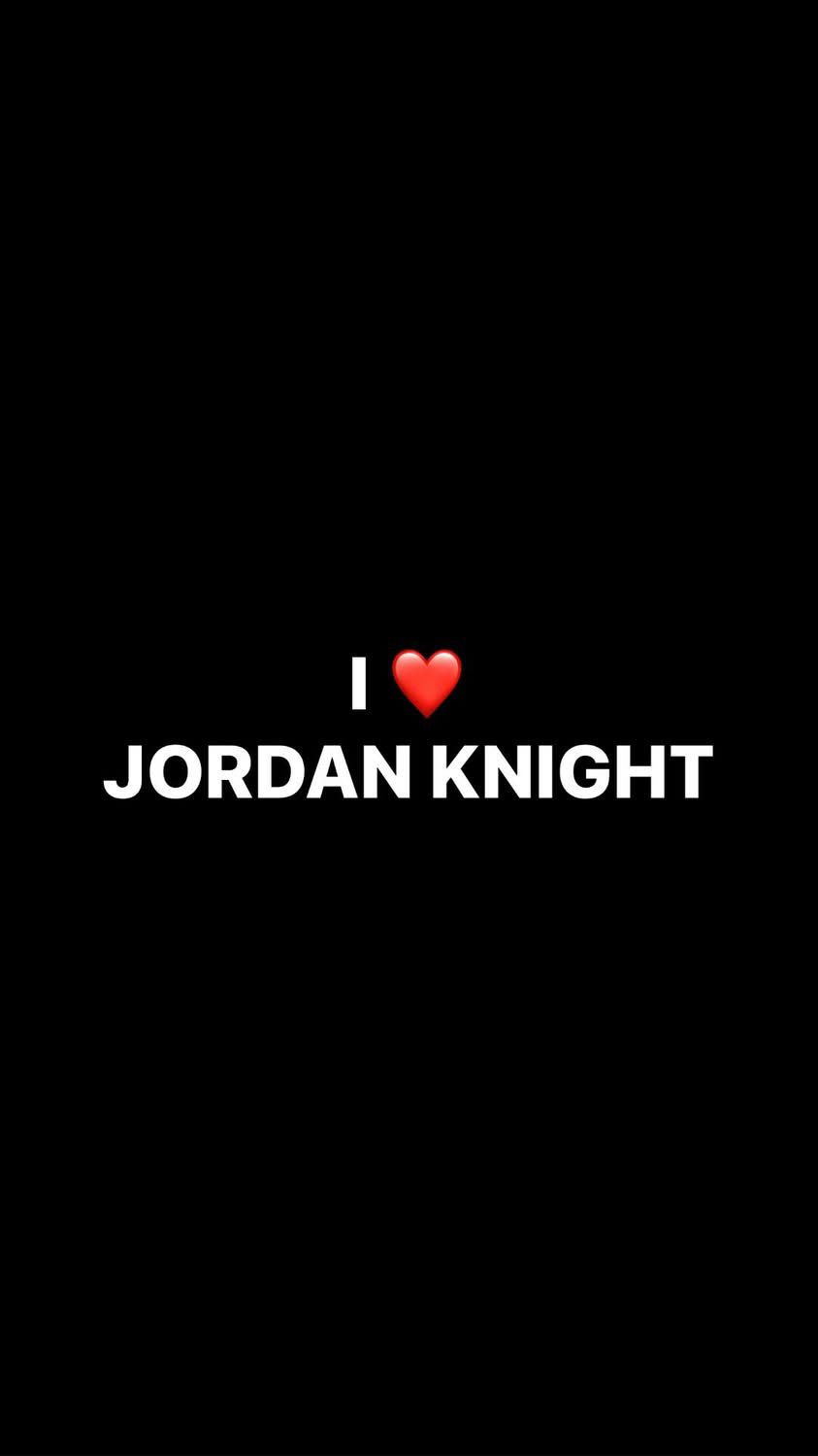 Pre-Order I ❤️ JORDAN KNIGHT Wristbands
