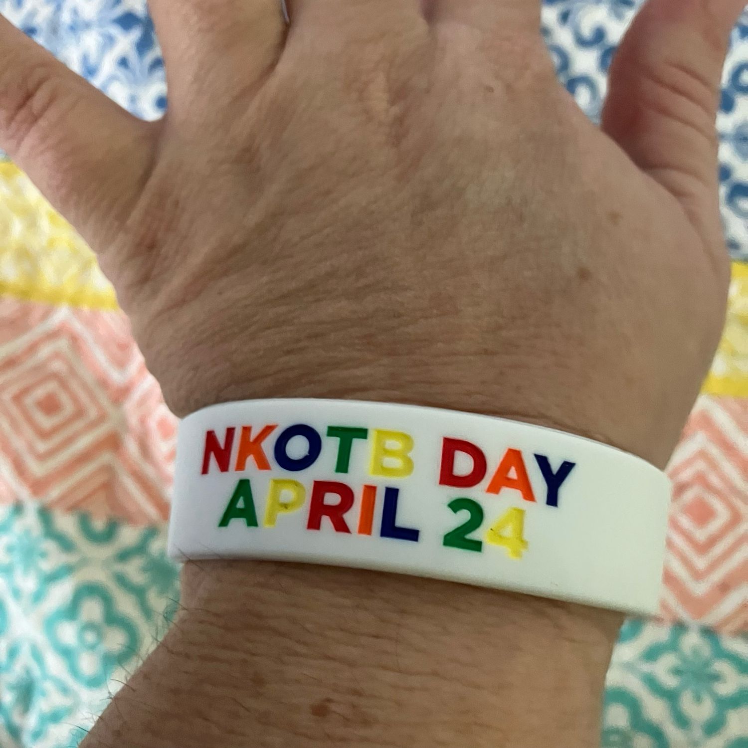 NKOTB DAY APRIL 24 Wristbands