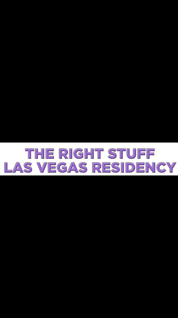 Pre-Order THE RIGHT STUFF LAS VEGAS RESIDENCY Wristbands (Purple Text) Arriving In January 2026