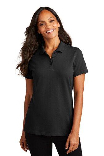 LADIES 100% COTTON PIQUE POLO