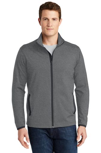 Sport-Wick® Stretch Contrast Full-Zip Jacket. ST853.
