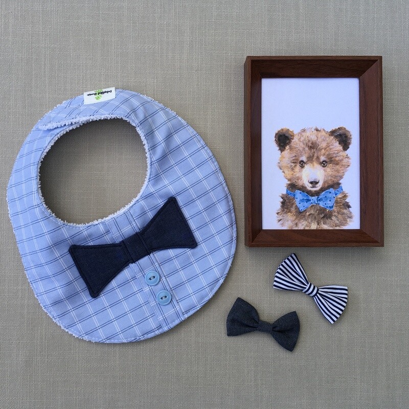 Baby Bib, Bow-Tie Style