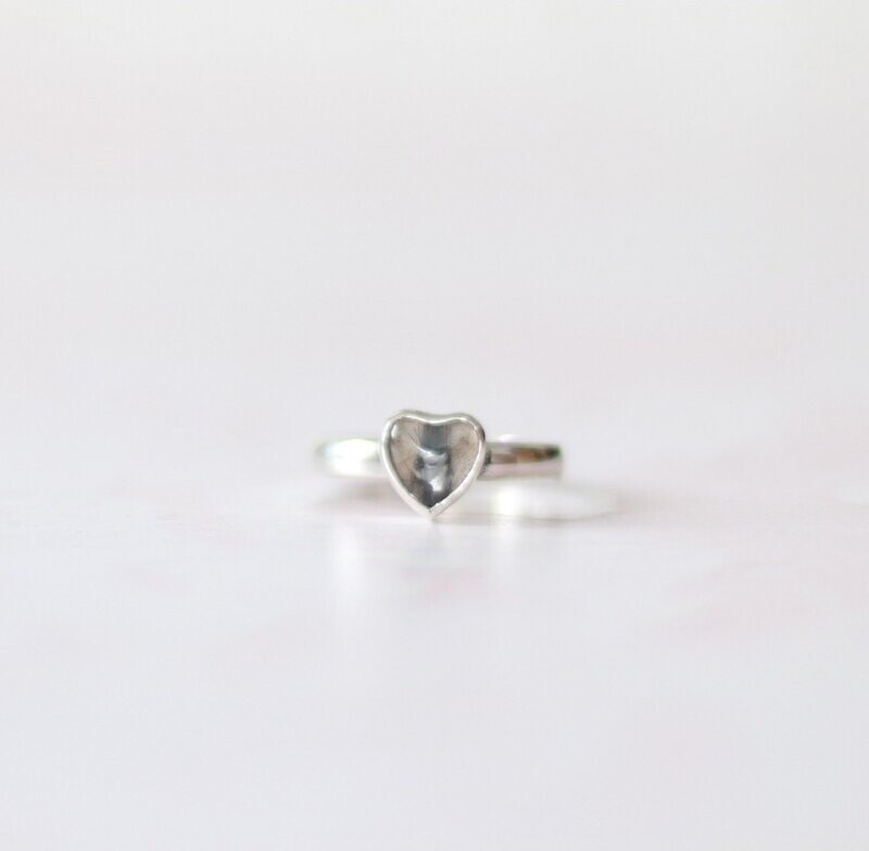 Ring Schneewittchen mit Herz #1 Ring Schneewittchen mit Herz #1