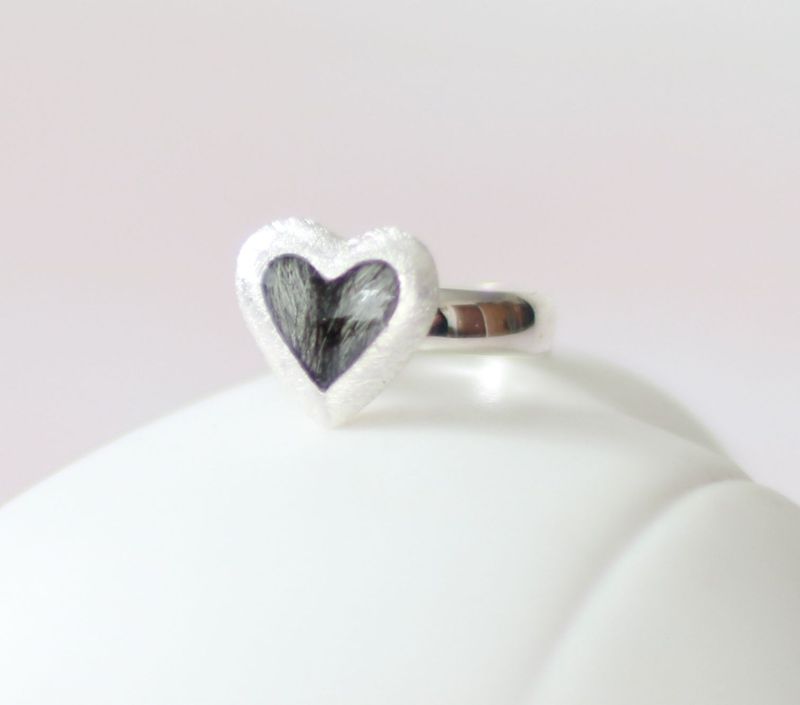 Tierhaarschmuck Soulmate als Ring Tierhaarschmuck Soulmate als Ring