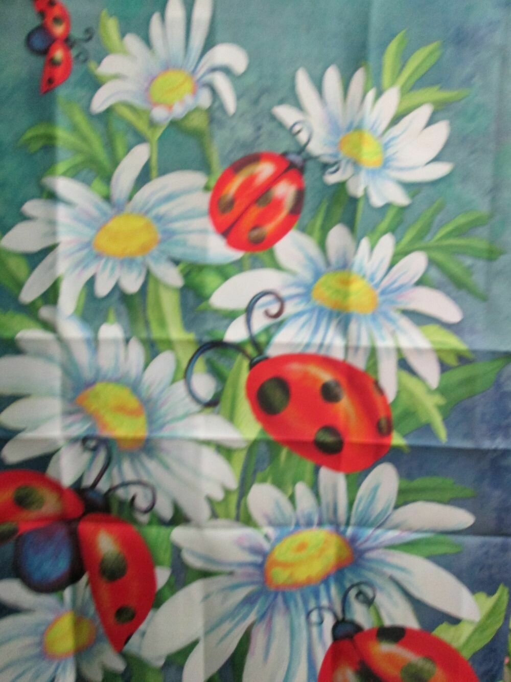 House Banner - Ladybugs &amp; Daisys Approx 28 x 40 inch