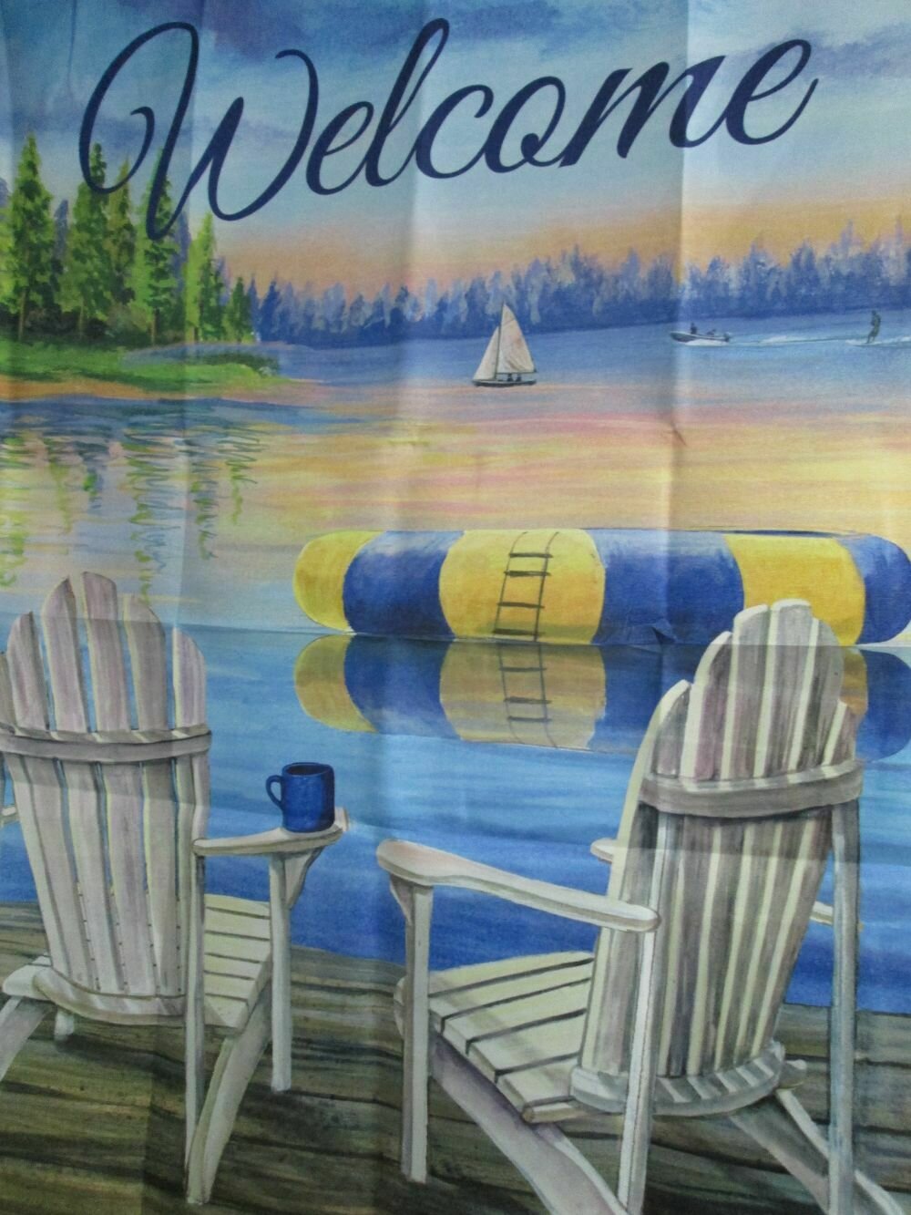 House Banner - Welcome Northern Lake Beach Approx. 28 x 40 inches