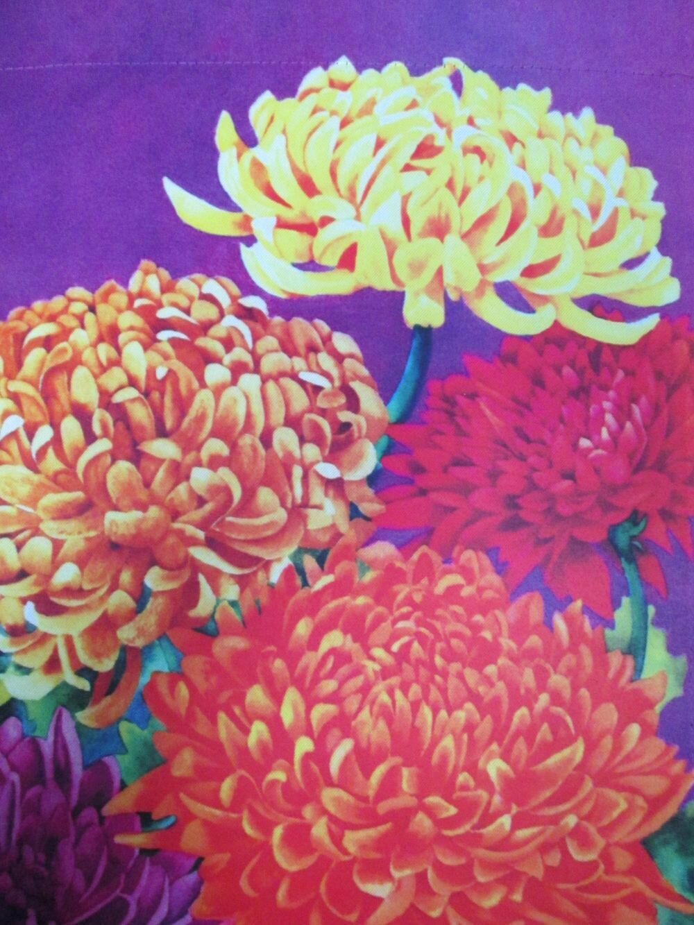 Garden Banner - Large Mums - Explosion Approx 11 x 17 inches