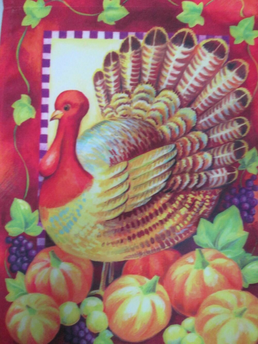 Garden Banner - Red Neck Turkey Approx 11 x 17 inches