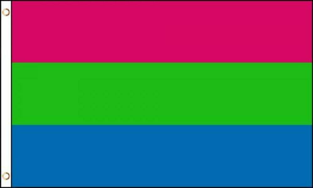 Pride-Polysexual 3x5 ft Satin Ply
