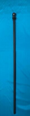 Flagpole 56&quot; x 1” Black Aluminum
