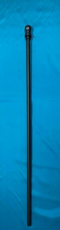 Flagpole 56&quot; x 1” Black Aluminum