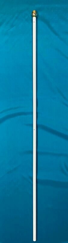 Flagpole 6’ x1” Aluminum White