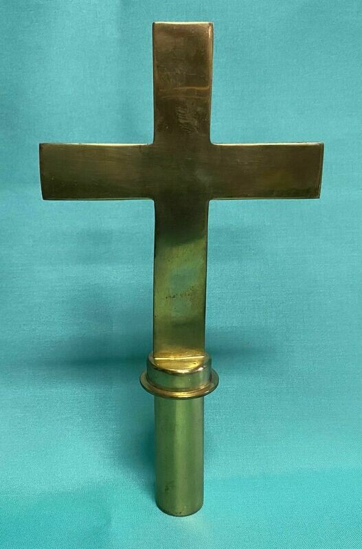 Flagpole Brass Cross Finial
