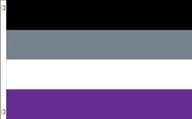 Pride-Asexual 3x5 ft Satin Poly