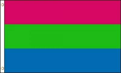 Pride-Polysexual 3x5 ft Satin Ply