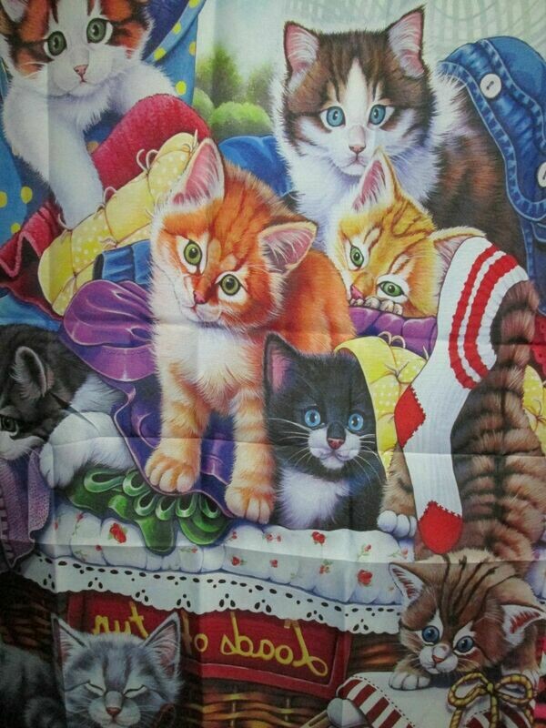 House Banner - Bunch Of Kittens Approx 28 x 40 inch